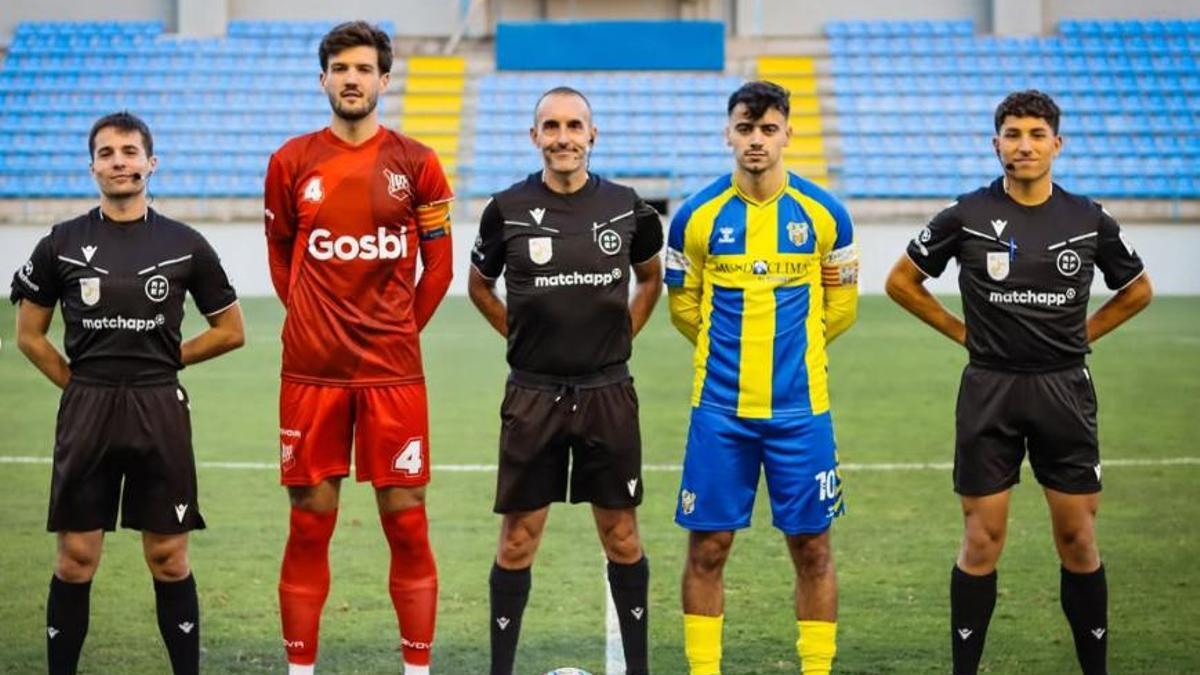 Els capitans del Figueres i el Palamós