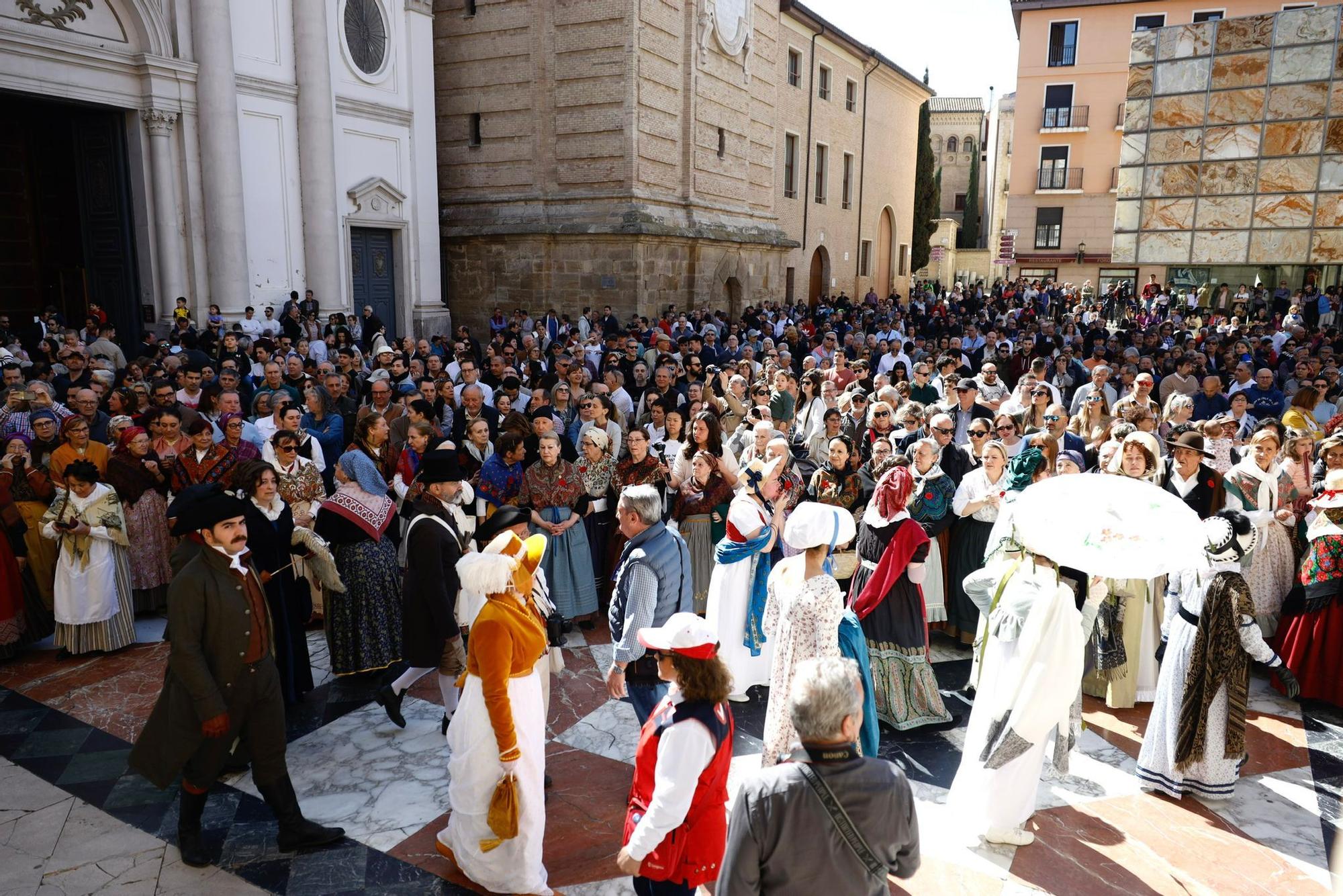 Zaragoza se engalana para recrear los Sitios de 1808