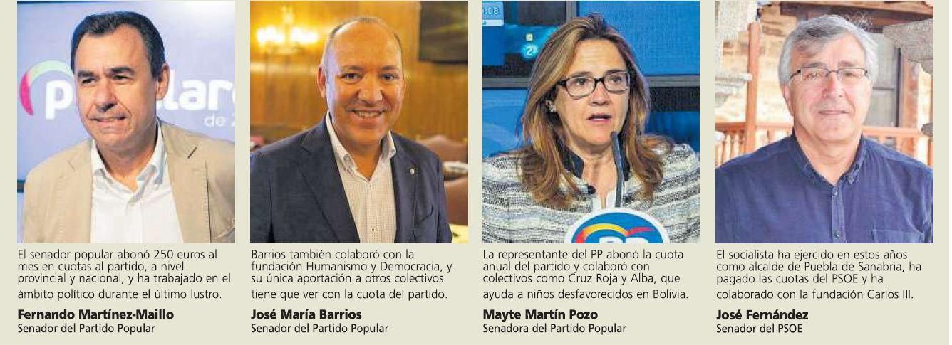 Declaraciones de los cuatro senadores por Zamora