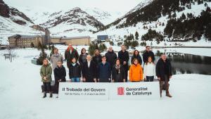 El Govern de Salvador Illa, reunido en la Vall de Núria, en Queralbs