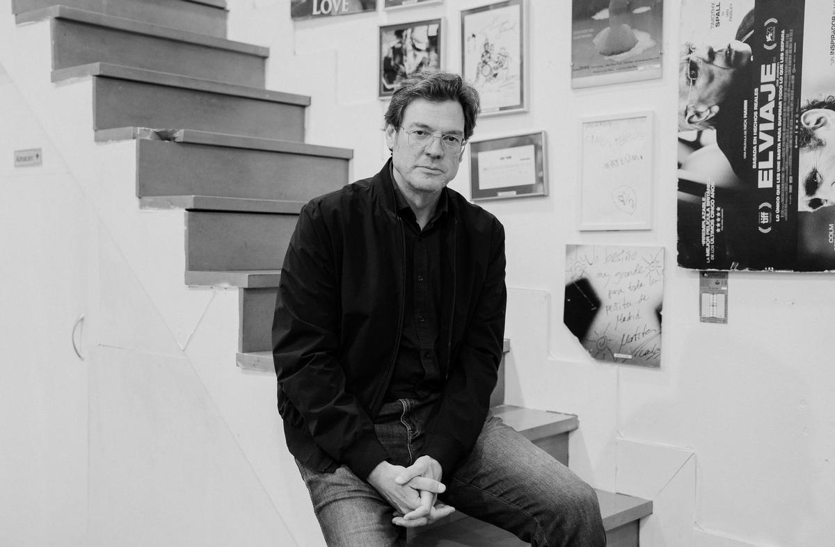 Álvaro Longoria, en la librería Ocho y medio de Madrid.