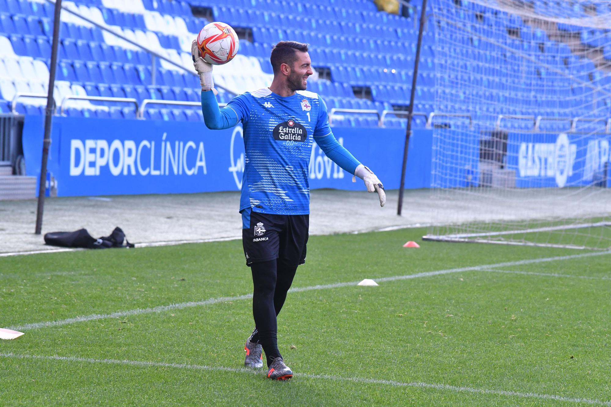 El Dépor prepara en Riazor su visita a Las Gaunas