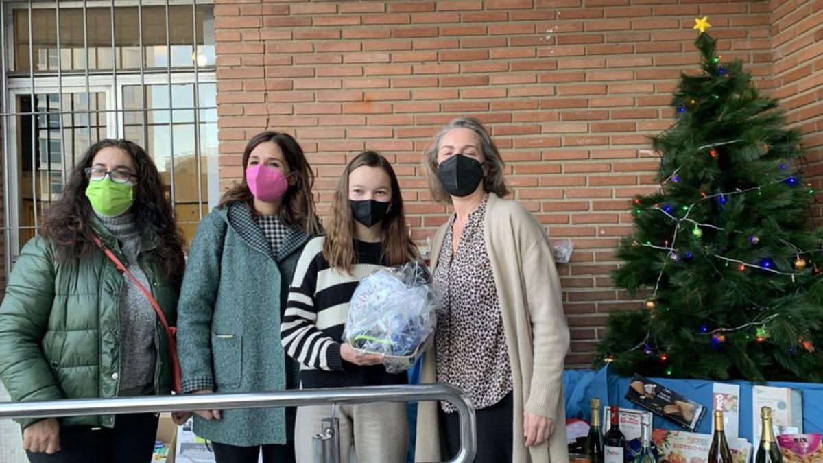 Aizpea Berasarte, Silvia Álvarez, Naia Collado y Beatriz Fernández