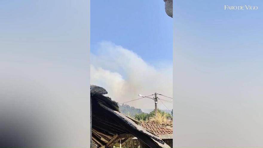 Primeros incendios forestales en Ourense: Boborás registra un fuego activo desde anoche