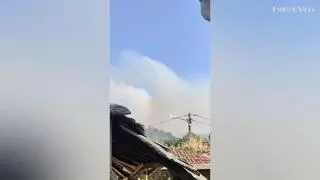Primeros incendios forestales en Ourense: el concello de Boborás registra un fuego activo desde esta noche