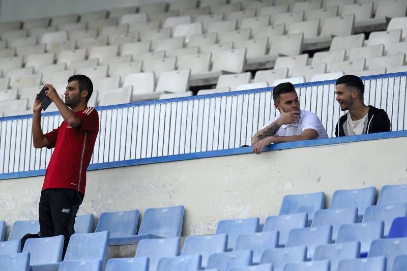 Fotogalería del partido del Real Zaragoza B y el L’Hospitalet en la Romareda