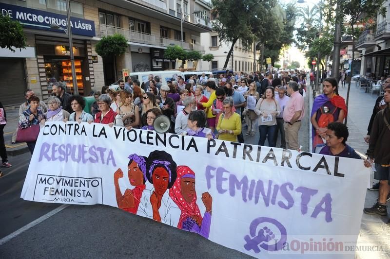 Manifestación contra la violencia patriarcal en Murcia