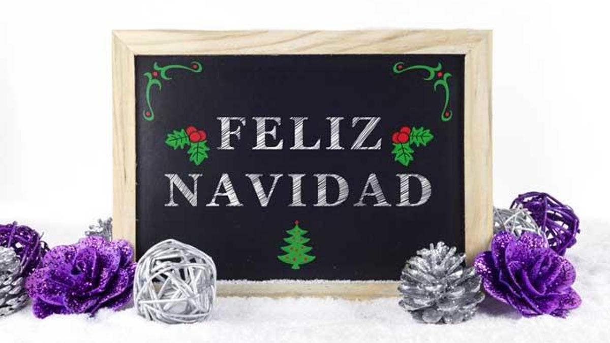 Felicitaciones de Navidad.