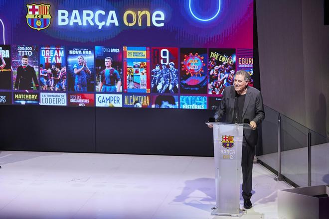 La presentación de Barça One, la nueva plataforma de streaming oficial del FC Barcelona, en imágenes