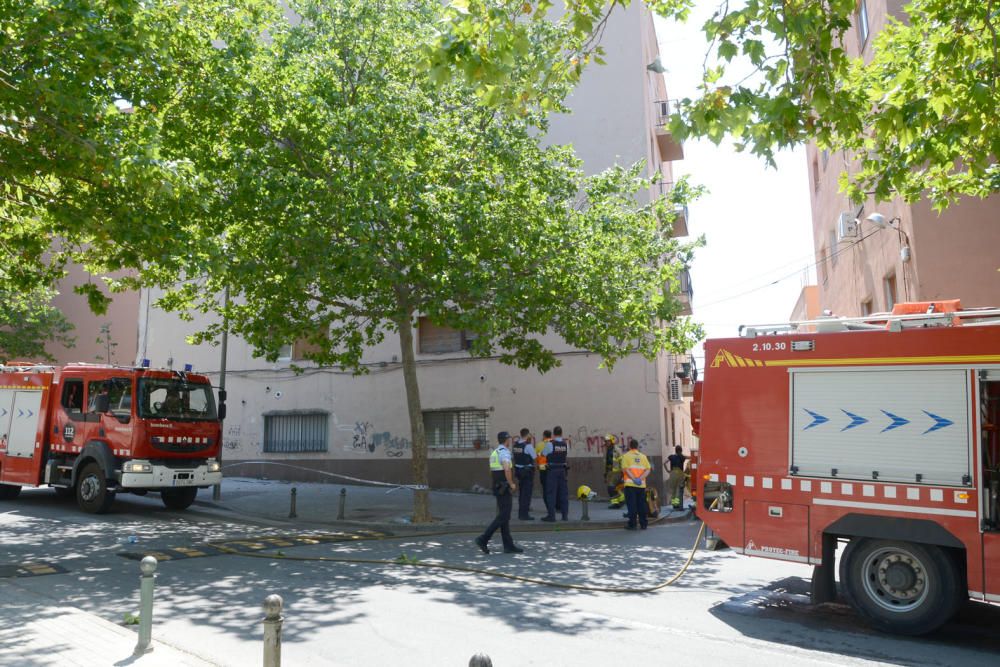 Incendi en un pis a Figueres