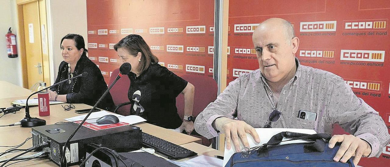 El líder de Comisiones Obreras (CCOO), Amalio Palacios