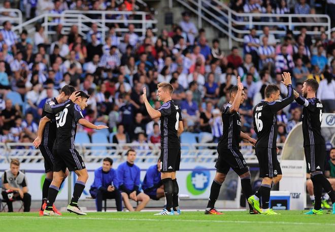 Las imágenes del Real Sociedad, 0 - Real Madrid, 3