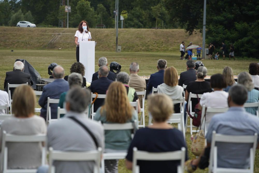 Acte d'homenatge a les víctimes de la covid-19 a Girona