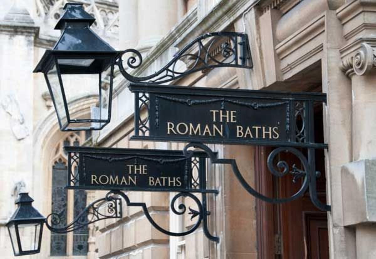 Entrada a las Termas Romana de Bath.