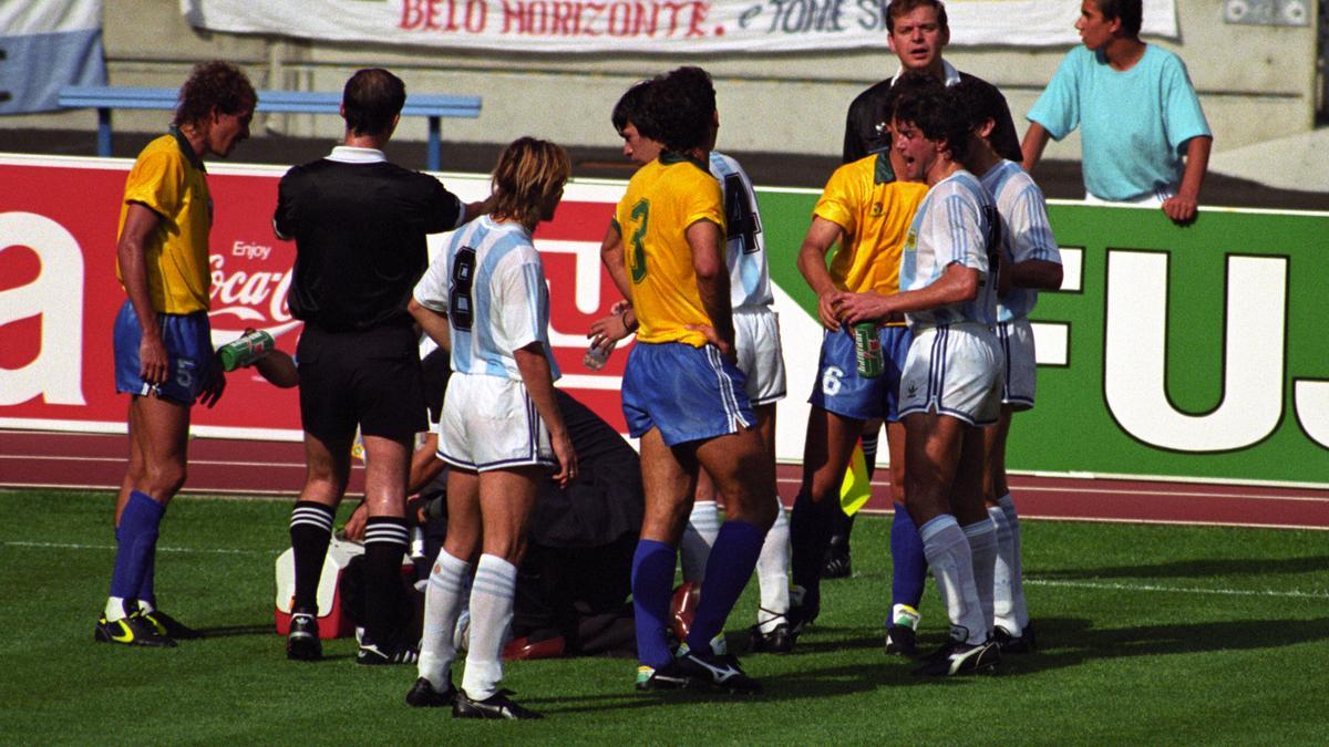 Brasil cayó eliminada ante Argentina en Italia'90
