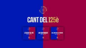 Los tres himnos finalistas del 125 aniversario del Barça