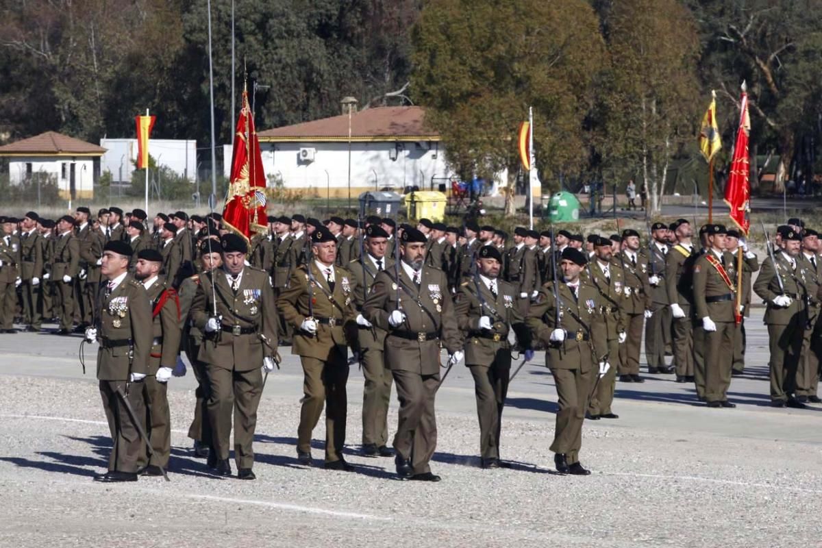 Parada militar en Cerro Muriano con motivo de la Inmaculada, patrona de la Infantería