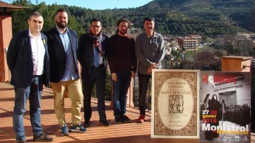 Presentació dels actes de la feta dels Romeu, ahir a Monistrol