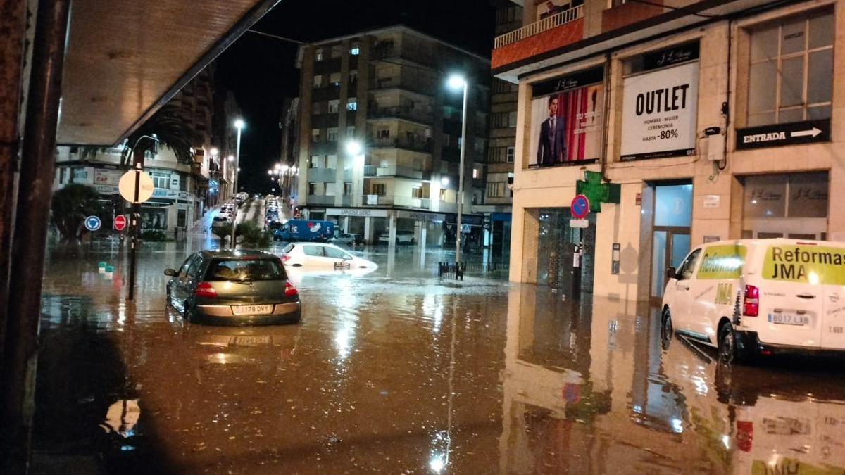 Inundaciones en Pola de Siero el pasado septiembre.