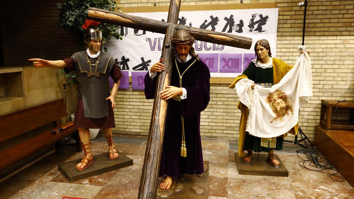 La Cofradía de Cristo Abrazado a la Cruz y de la Verónica presenta sus nuevas imágenes al público