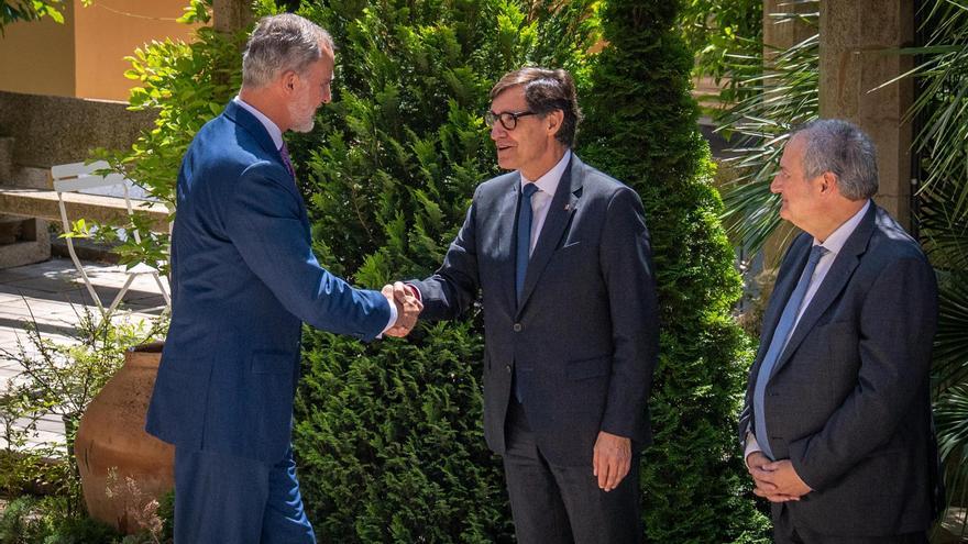 El Rey carga contra las &quot;identidades excluyentes&quot; y los &quot;extremismos&quot; desde Montserrat