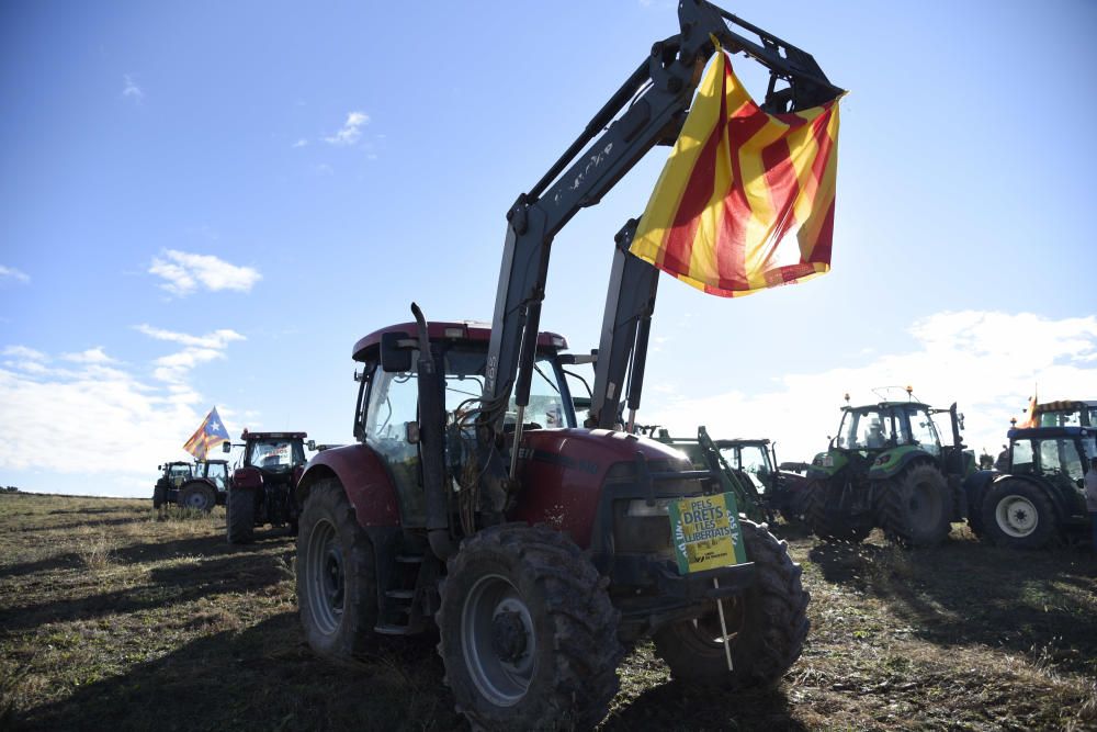 Tractorada a Lledoners.