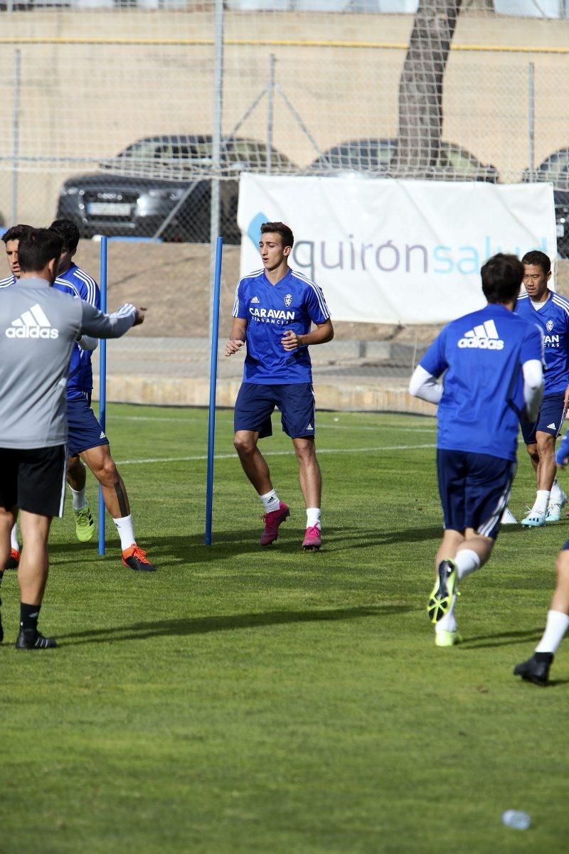 EL Zaragoza prepara el partido contra el Mirandés