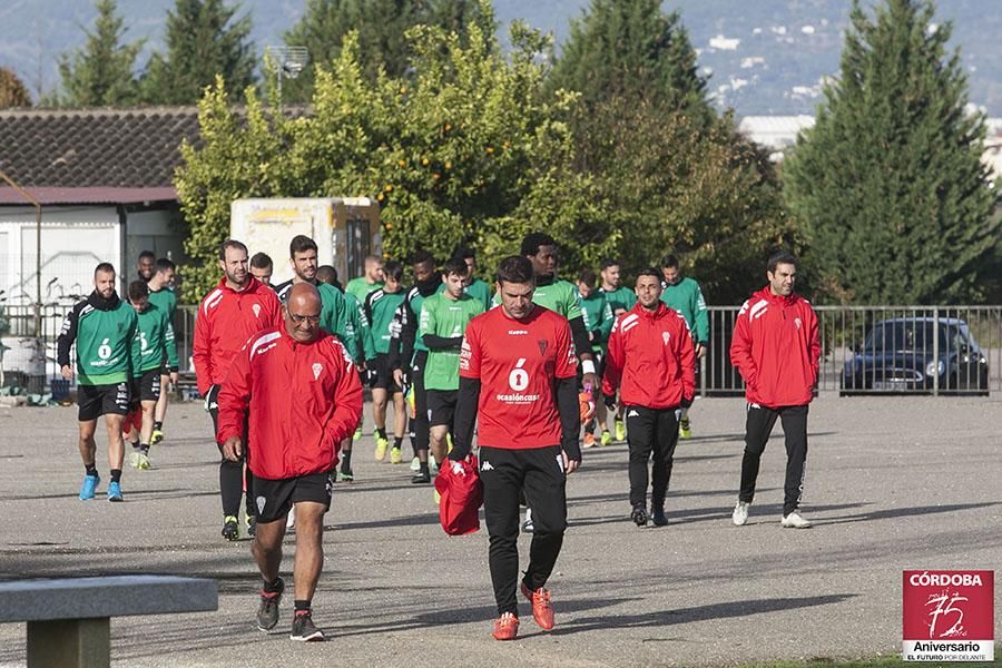 Primer entrenamiento de Luis Carrión.