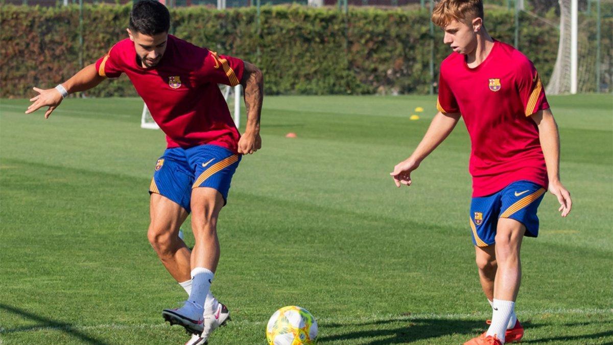 El Barça B volvió a los entrenamientos de la pretemporada 2020/21 en la Ciudad Deportiva Joan Gamper