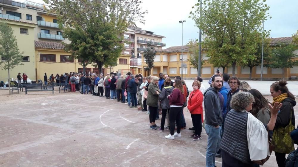 Votacions als col·legis electorals gironins