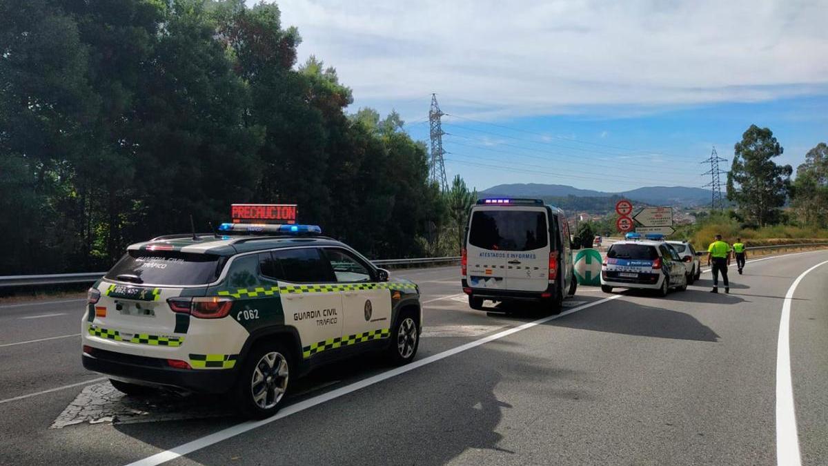 LUgar del accidente mortal en Caldas