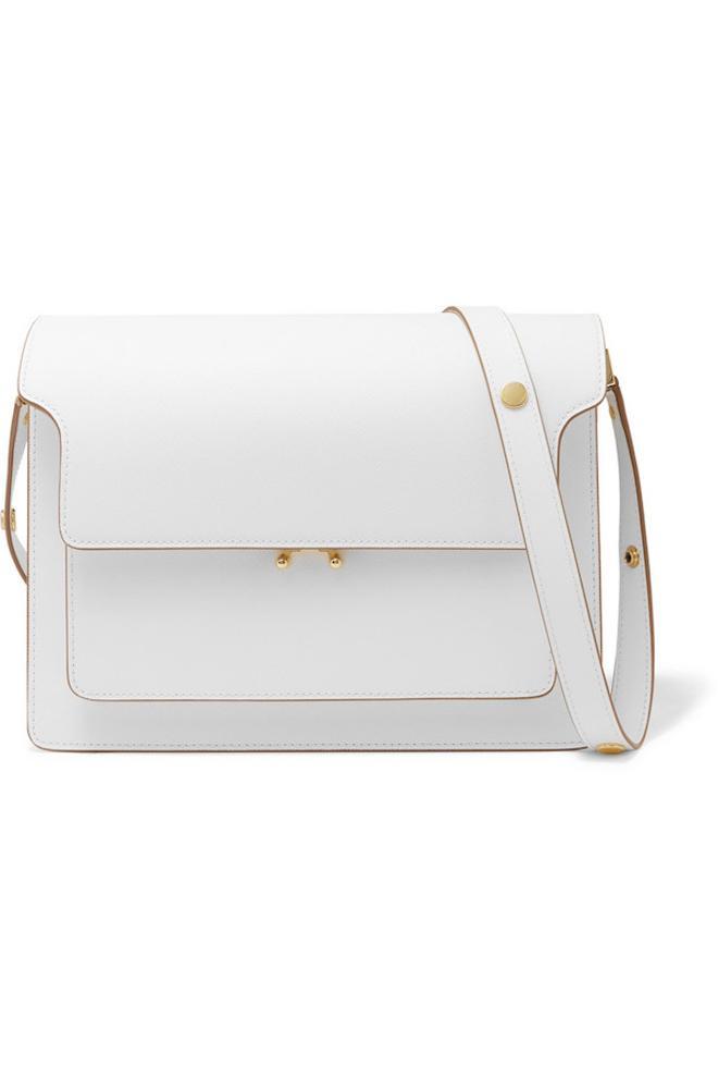 Bolso blanco en piel, de Marni