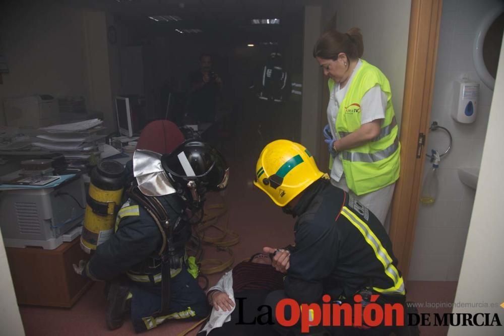 Simulacro de emergencia del Área IV de Salud