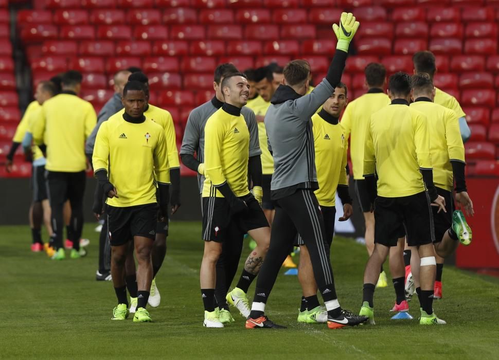 El Celta y su afición ya conocen Old Trafford