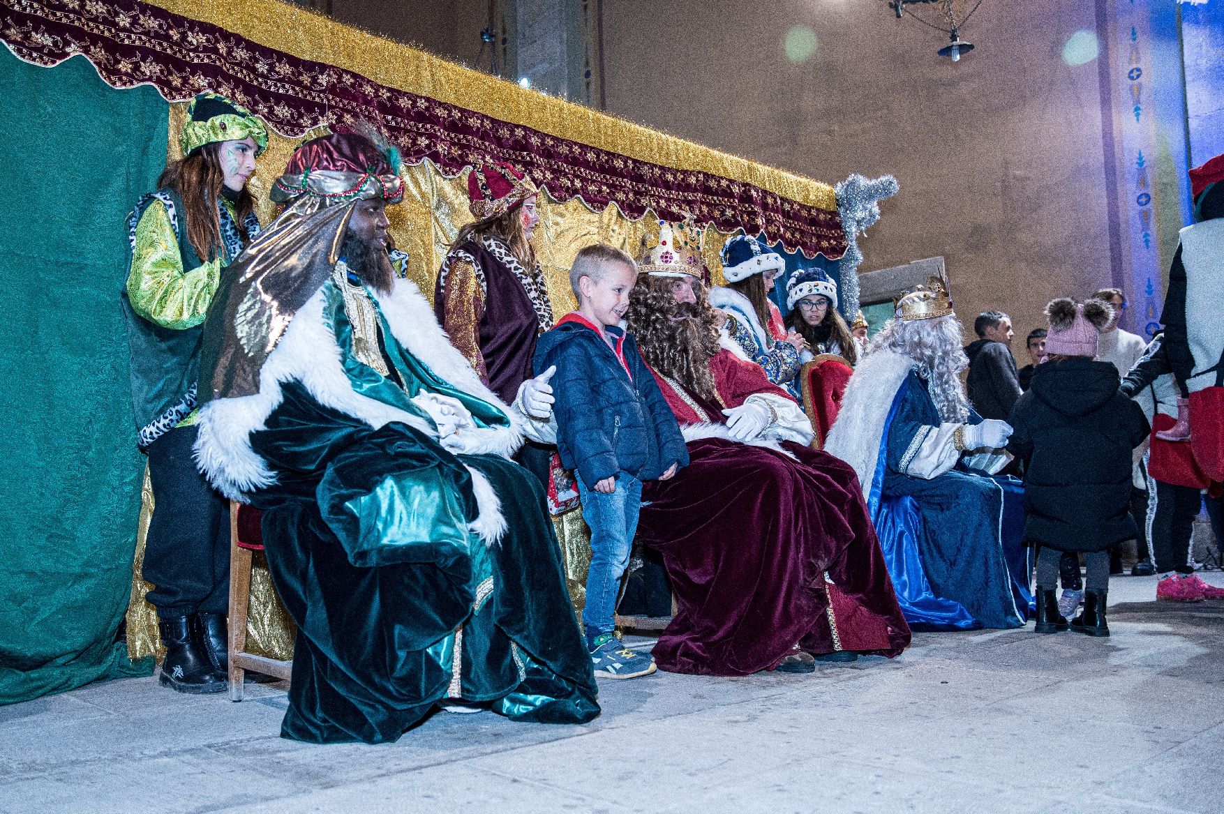 La visita dels Reis d'Orient a Moià, resumida en imatges