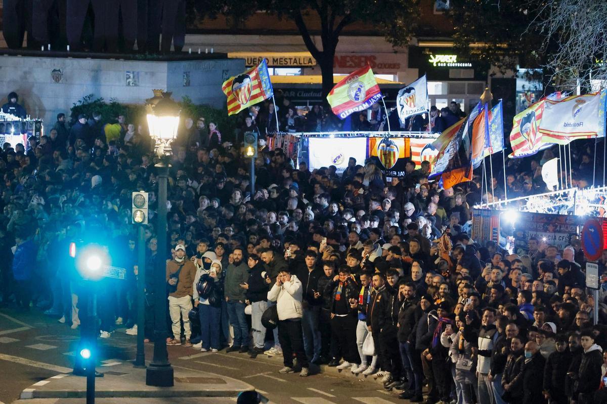 El Valencia llega a Mestalla: Todo listo para el partido contra el Real Madrid