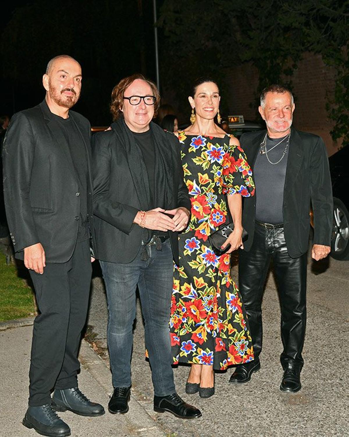 Juan Duyos, Tomás Alia y Raquel Sánchez Silva en la fiesta de Carolina Herrera