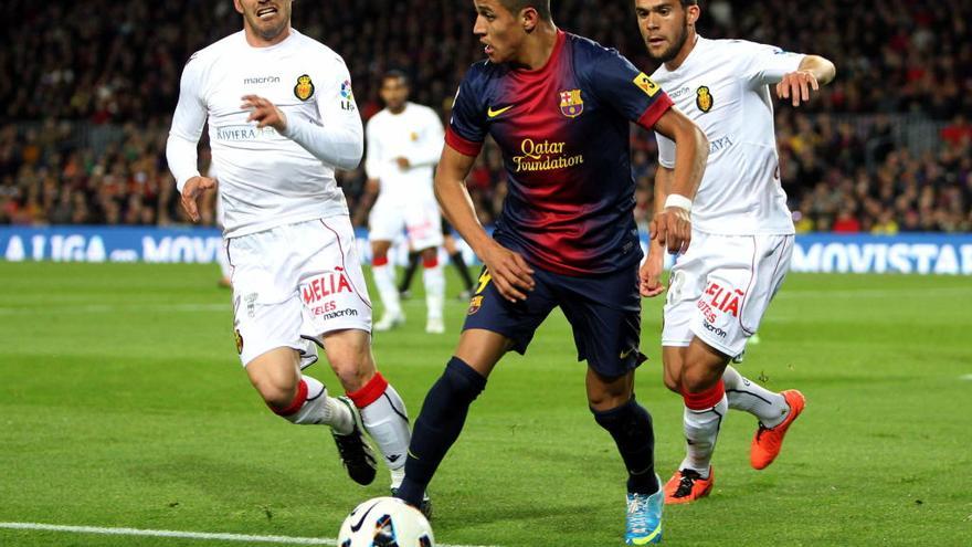 AcciÃ³n del Ãºltimo encuentro del Mallorca en el Camp Nou.