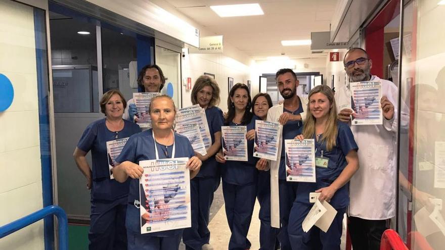 Los profesionales del Hospital Regional de Málaga.