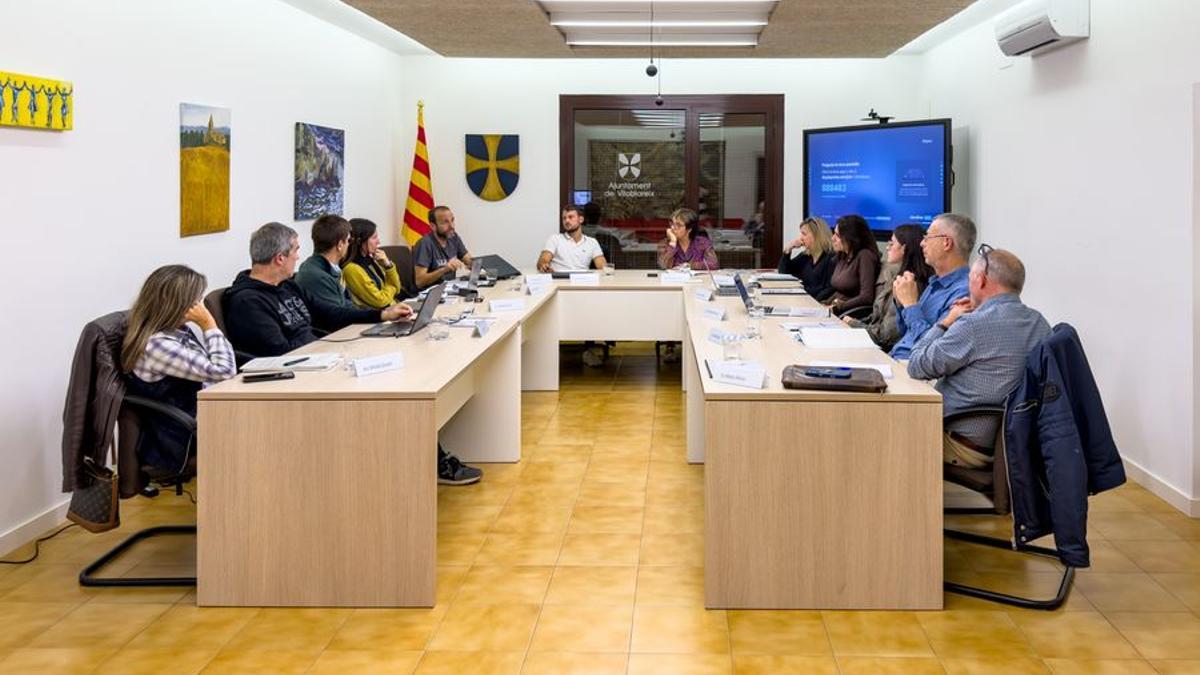 Un moment del ple de novembre de Vlablareix.