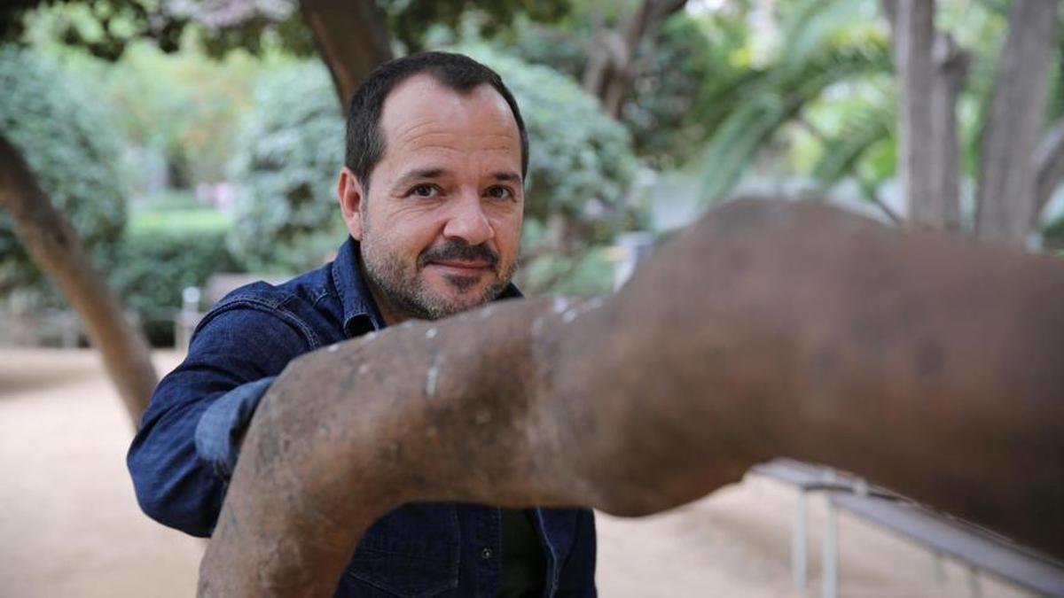 Ángel Martín, escritor y humorista, en Barcelona.