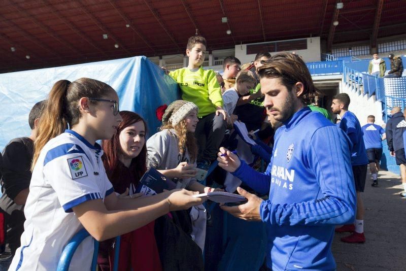 Entrenamiento de puertas abiertas del Real Zaragoza