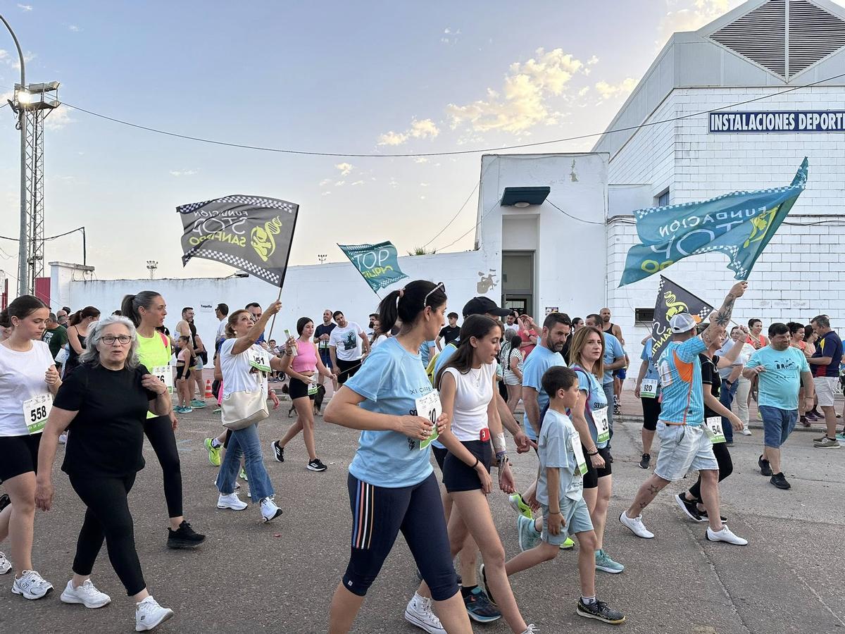 Participantes caminando en la prueba celebrada el año pasado en Talavera.