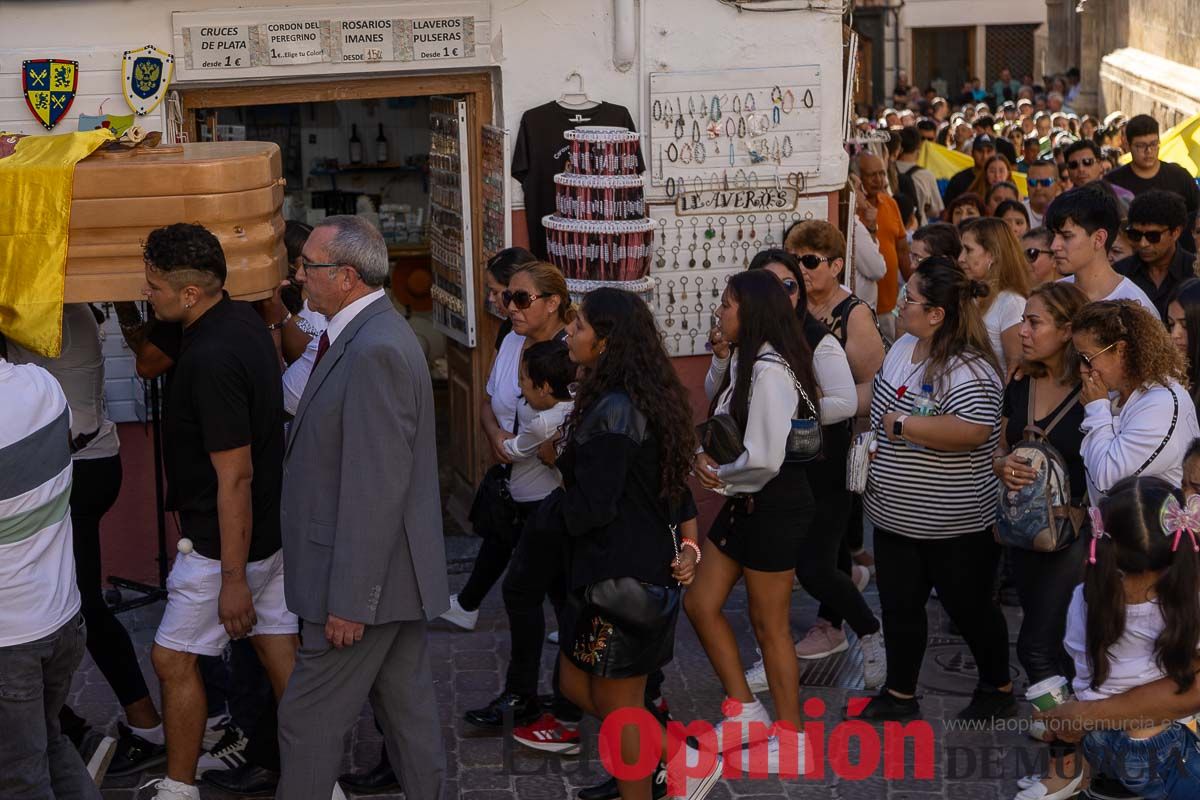 Imágenes del funeral en Caravaca de algunas de las víctimas del incendio en las discotecas de Murcia