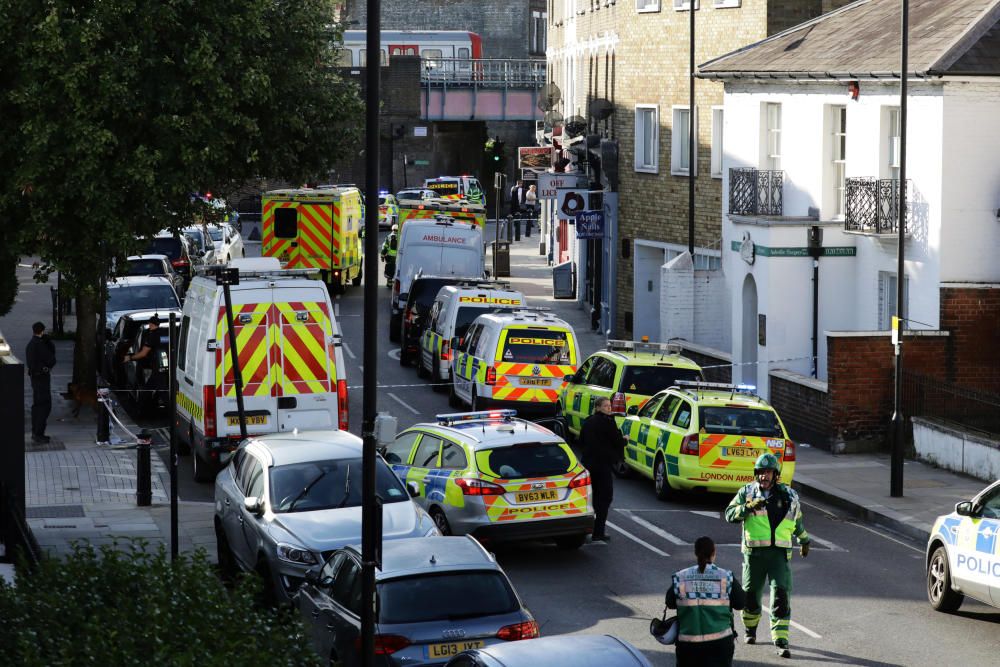 Explosión en el Metro de Londres