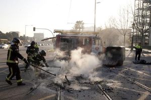 Els incidents del 29-M, vistos per Danny Caminal.