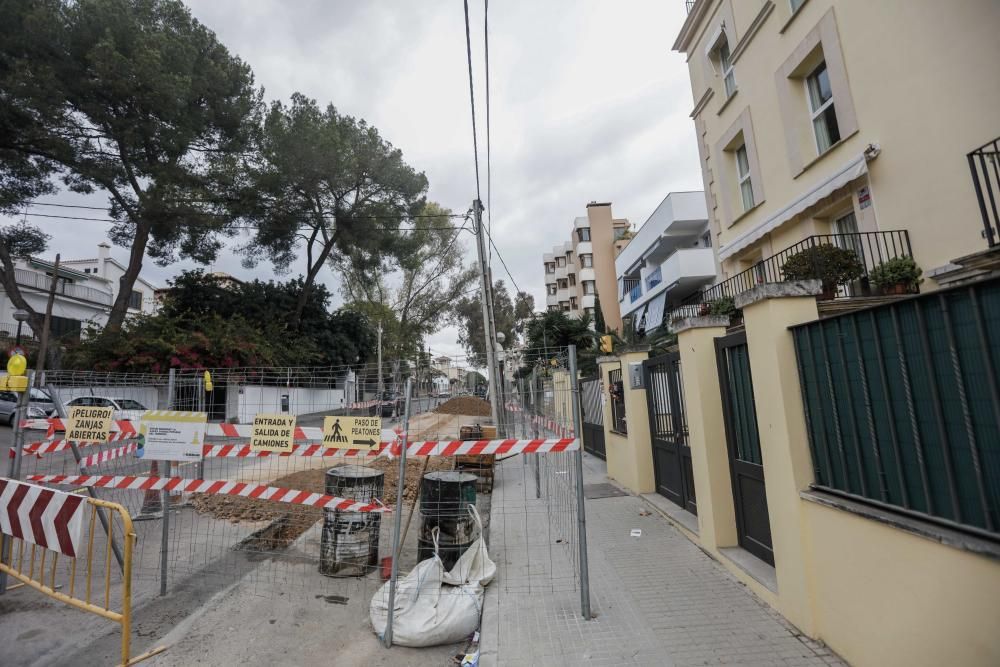 Una jueza ordena paralizar obras de Emaya por obstruir los garajes de los vecinos