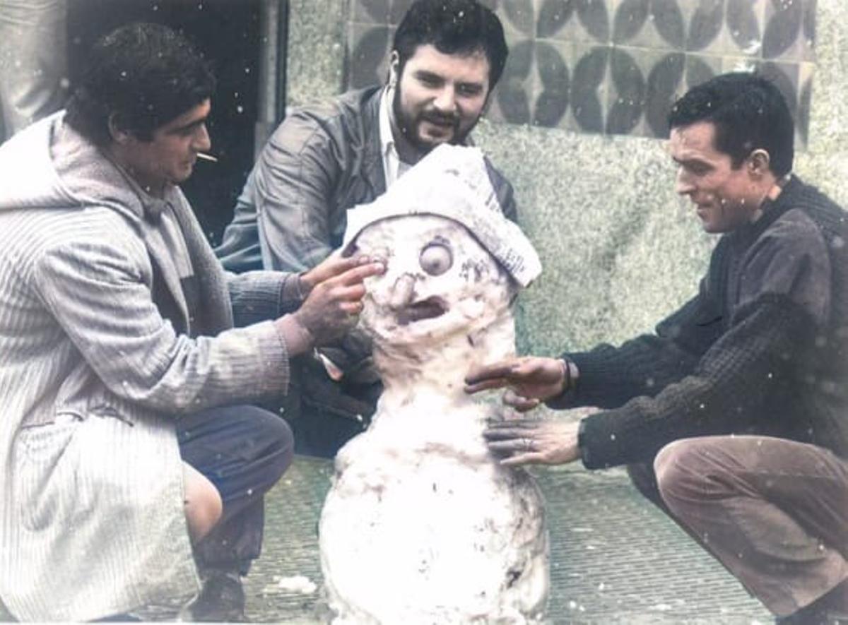 Revivimos en color la gran nevada de 1987 en Vigo