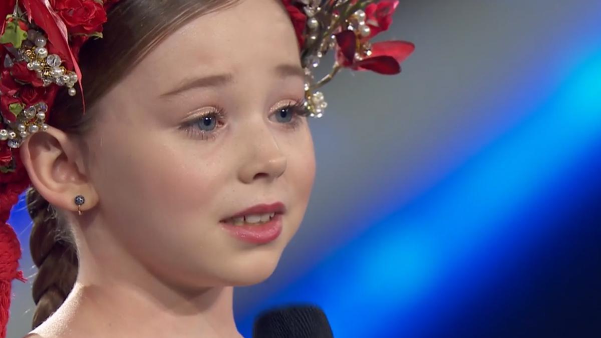 Una niña ucraniana pasa a la final de &#039;Got Talent&#039;: &quot;Quiero ganar y donar el premio al ejército&quot;.