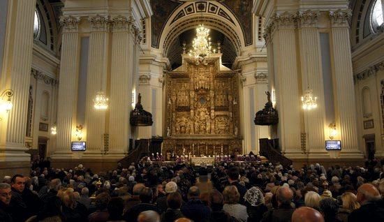 Funeral de Elías Yanez en la Basílica del Pilar